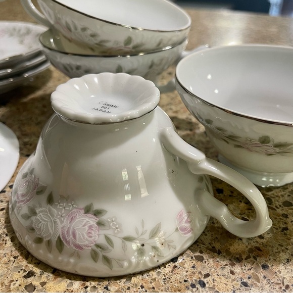 ☕️ Sheffield Fine China 4 Cups & Saucers - Picture 7 of 12